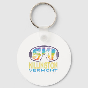 Ski Killington Vermont Skiing Vacation Keychain