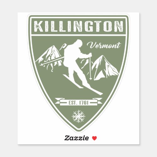 Ski Killington Vermont Sticker