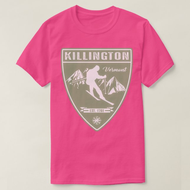 Ski Killington Vermont T-Shirt (Design Front)