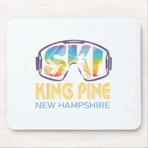 Ski King Pine New Hampshire Skiing Vacation Mouse Pad