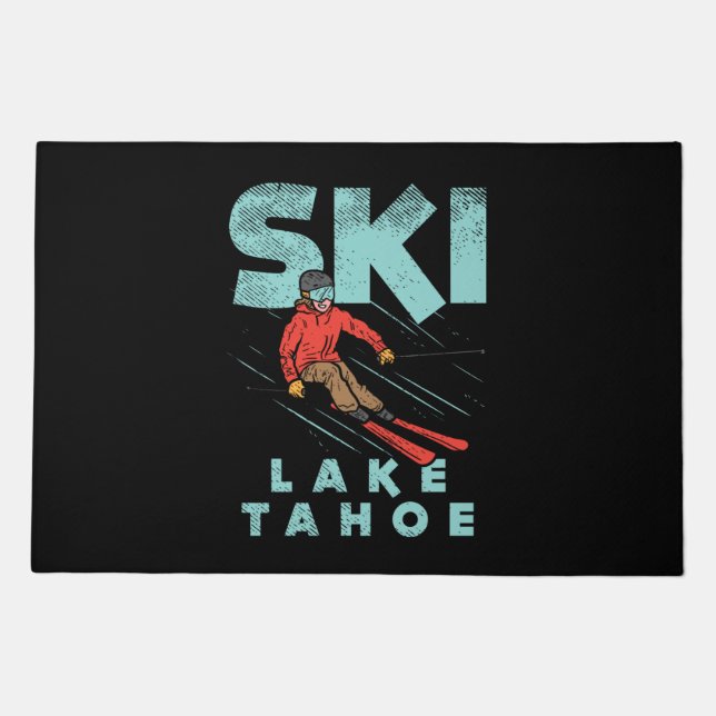 Ski Lake Tahoe Doormat (Front)