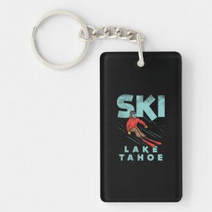 Ski Lake Tahoe Keychain