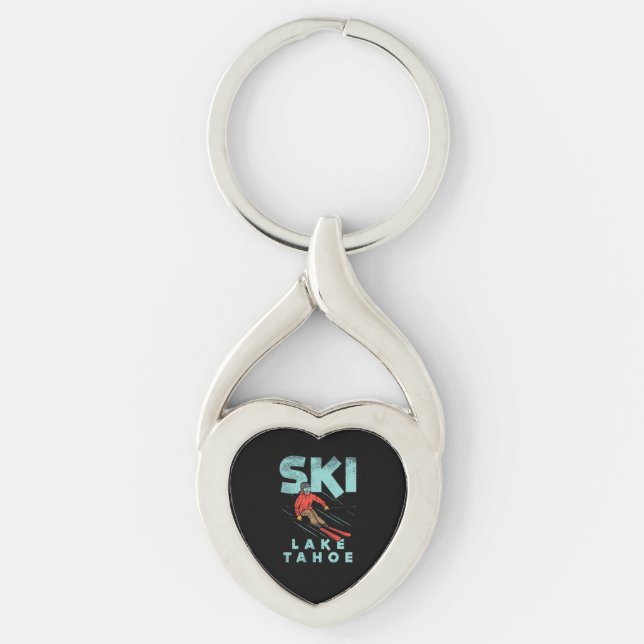 Ski Lake Tahoe Keychain (Front)