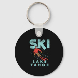 Ski Lake Tahoe Keychain