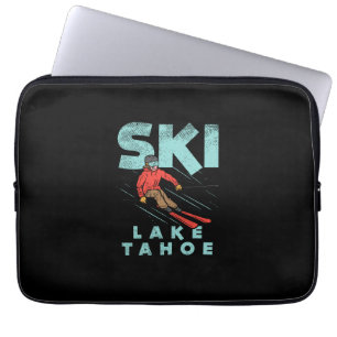 Ski Lake Tahoe Laptop Sleeve