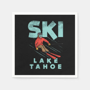 Ski Lake Tahoe Napkins