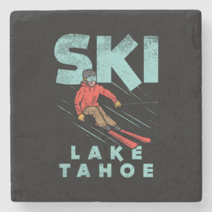Ski Lake Tahoe Stone Coaster