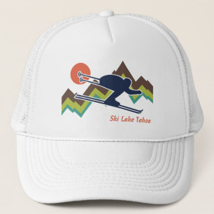 Ski Lake Tahoe Trucker Hat