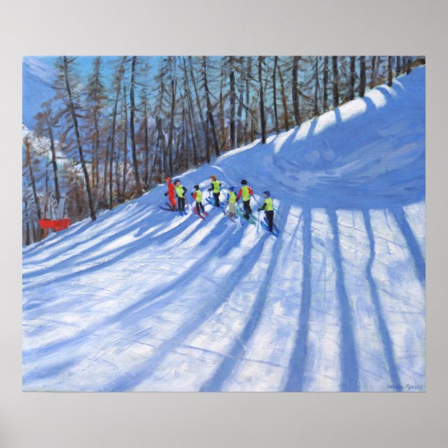 Ski lesson Tignes France Poster (Front)