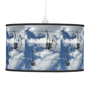 Ski Lift and Sky Hanging Lamp