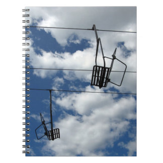 Ski Lift and Sky Notebook