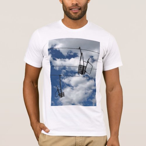 Ski Lift and Sky T_Shirt