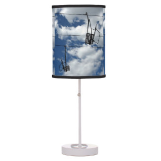 Ski Lift and Sky Table Lamp