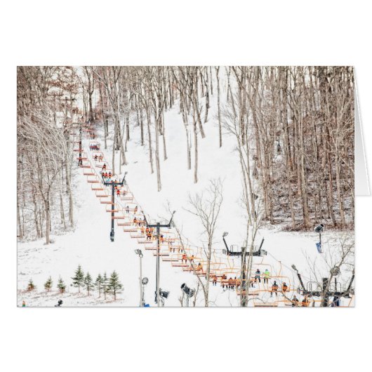 Ski Lift Cards (Front Horizontal)