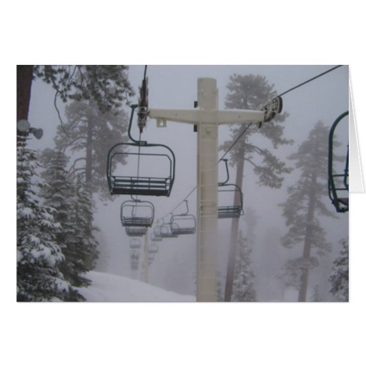 Ski Lift Cards (Front Horizontal)