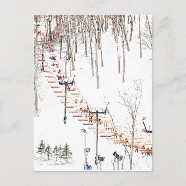 Ski Lift Postcard (Front)