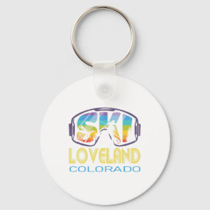 Ski Loveland Colorado Skiing Vacation Keychain