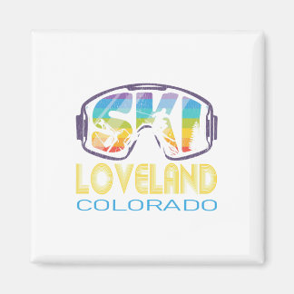 Ski Loveland Colorado Skiing Vacation Magnet