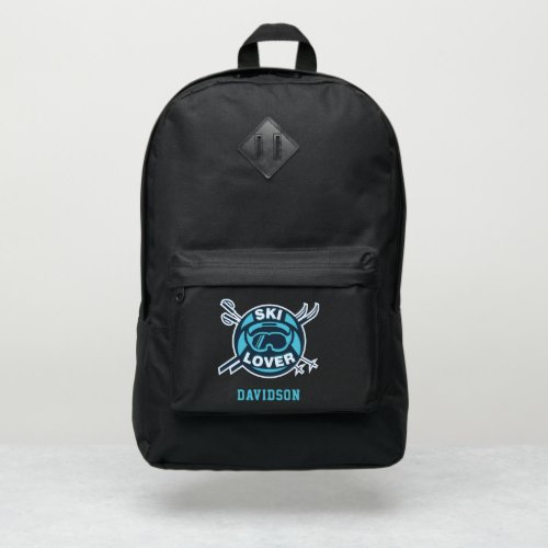 Ski Lover Personalized Skiers Port Authority Backpack