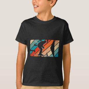 Ski Lover Winter Enthusiast Retro Skiing Fun Adven T-Shirt