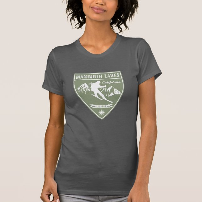 Ski Mammoth Lakes California T-Shirt (Front)
