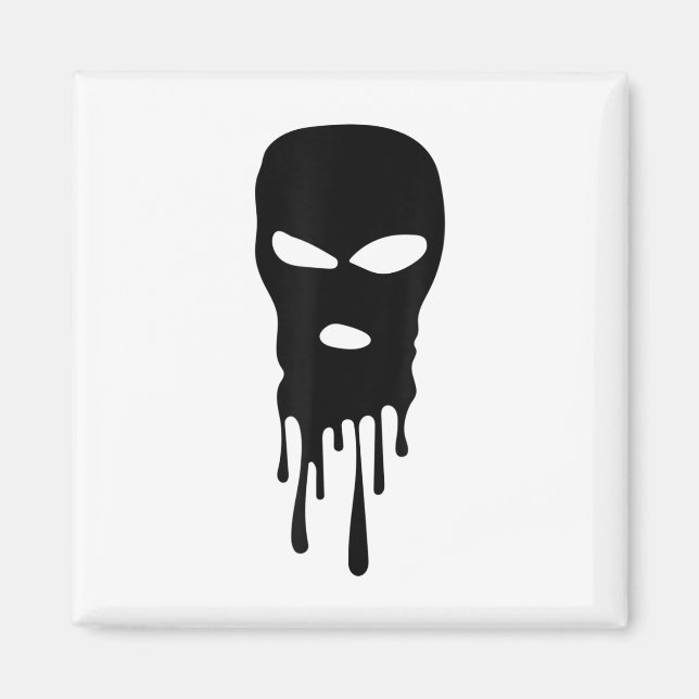 Ski Mask Balaclava Bandit Mask Robber Mask Hip Hop Magnet (Front)
