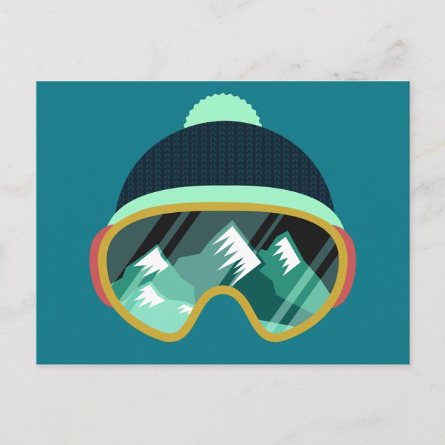 Ski Mask postcard (Front)