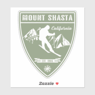 Ski Mount Shasta California Sticker