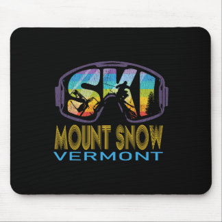 Ski Mount Snow Vermont Skiing Vacation  Mouse Pad