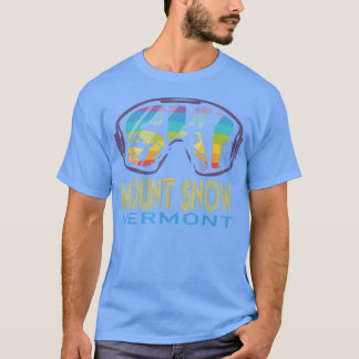 Ski Mount Snow Vermont Skiing Vacation  T-Shirt