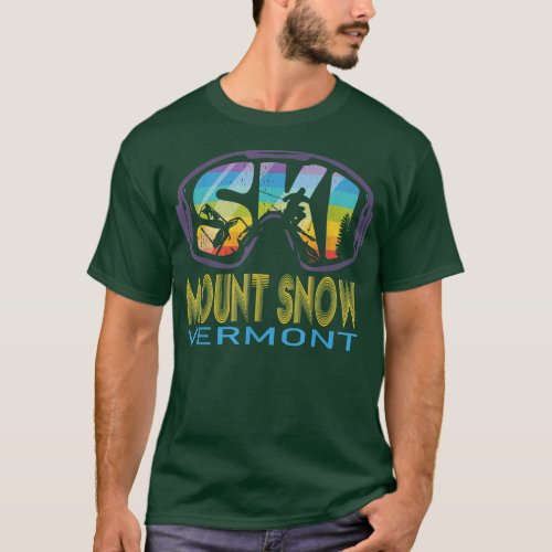 Ski Mount Snow Vermont Skiing Vacation  T_Shirt