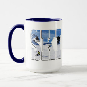 SKI - Mountain Winter Sports Design Mug