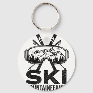 Ski mountaineering keychain