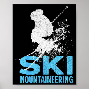 Ski mountaineering poster