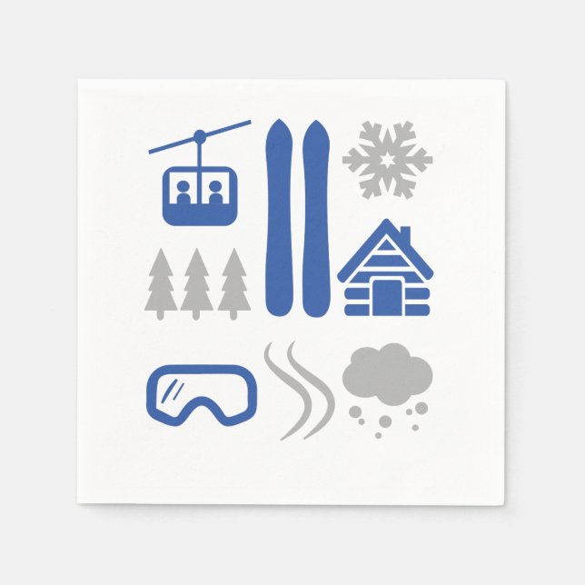 Ski Napkins (Front)