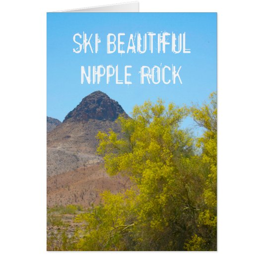 Ski Nipple Rock Cards (Front)