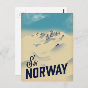 Ski Norway Postcard