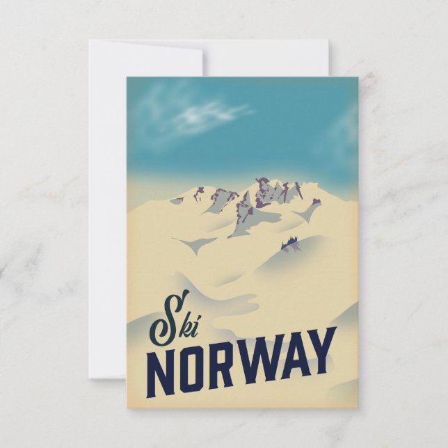 Ski Norway RSVP Card (Front)