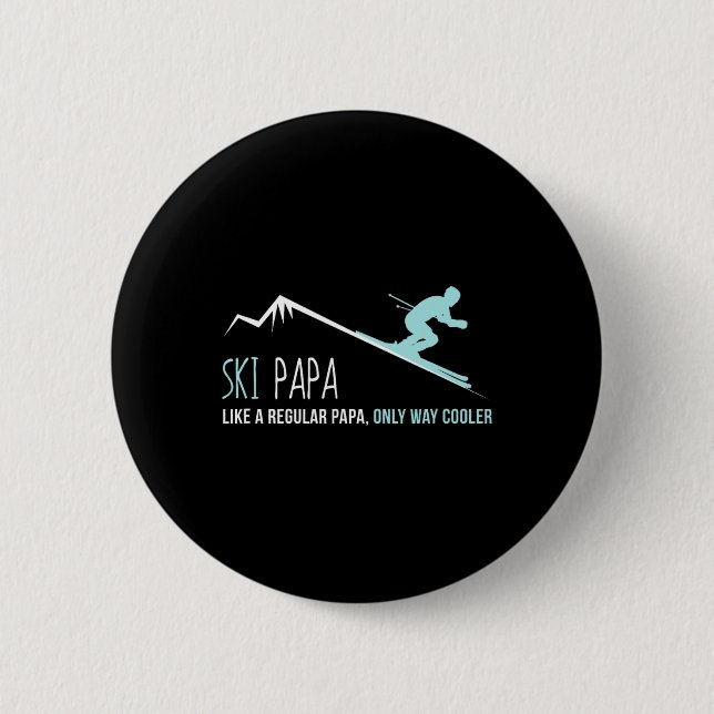 Ski Papa  Button (Front)