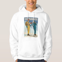 Ski Paradise Vintage Print