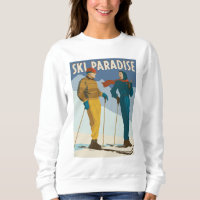 Ski Paradise Vintage  Print