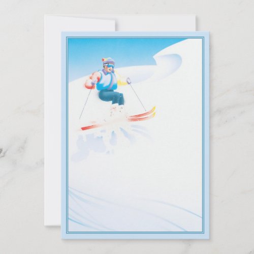 Ski Party © Personalized Invitation