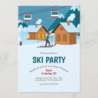 Ski Party Invitations