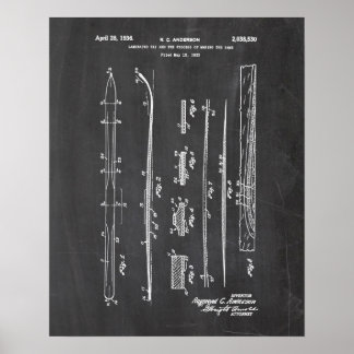 Ski Patent Poster