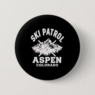 Ski patrol aspen colorado skiing & snowboardin button