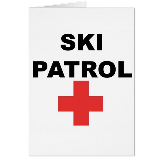 Ski Patrol Cards (Front)