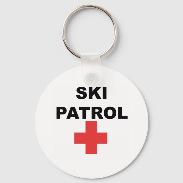 Ski Patrol Keychain (Front)