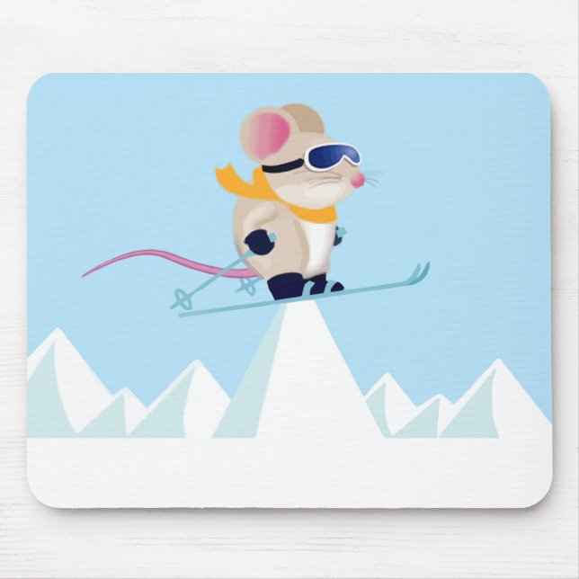Ski Patrol Mouse in the Alps Pad (Front)