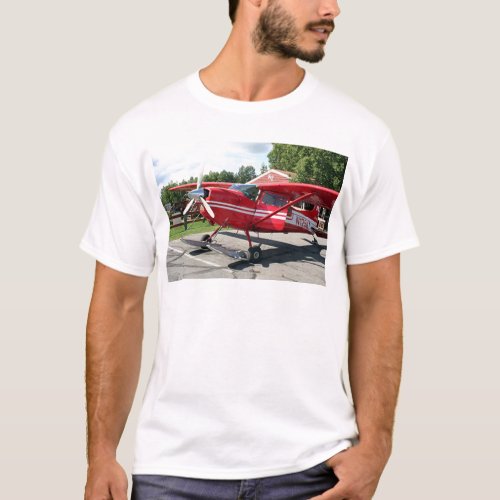 Ski plane Talkeetna Alaska USA T_Shirt