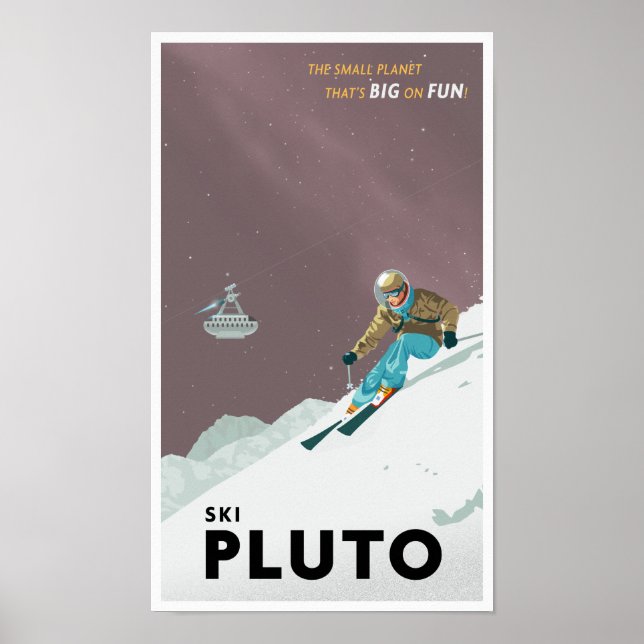 Ski Pluto Poster (Front)